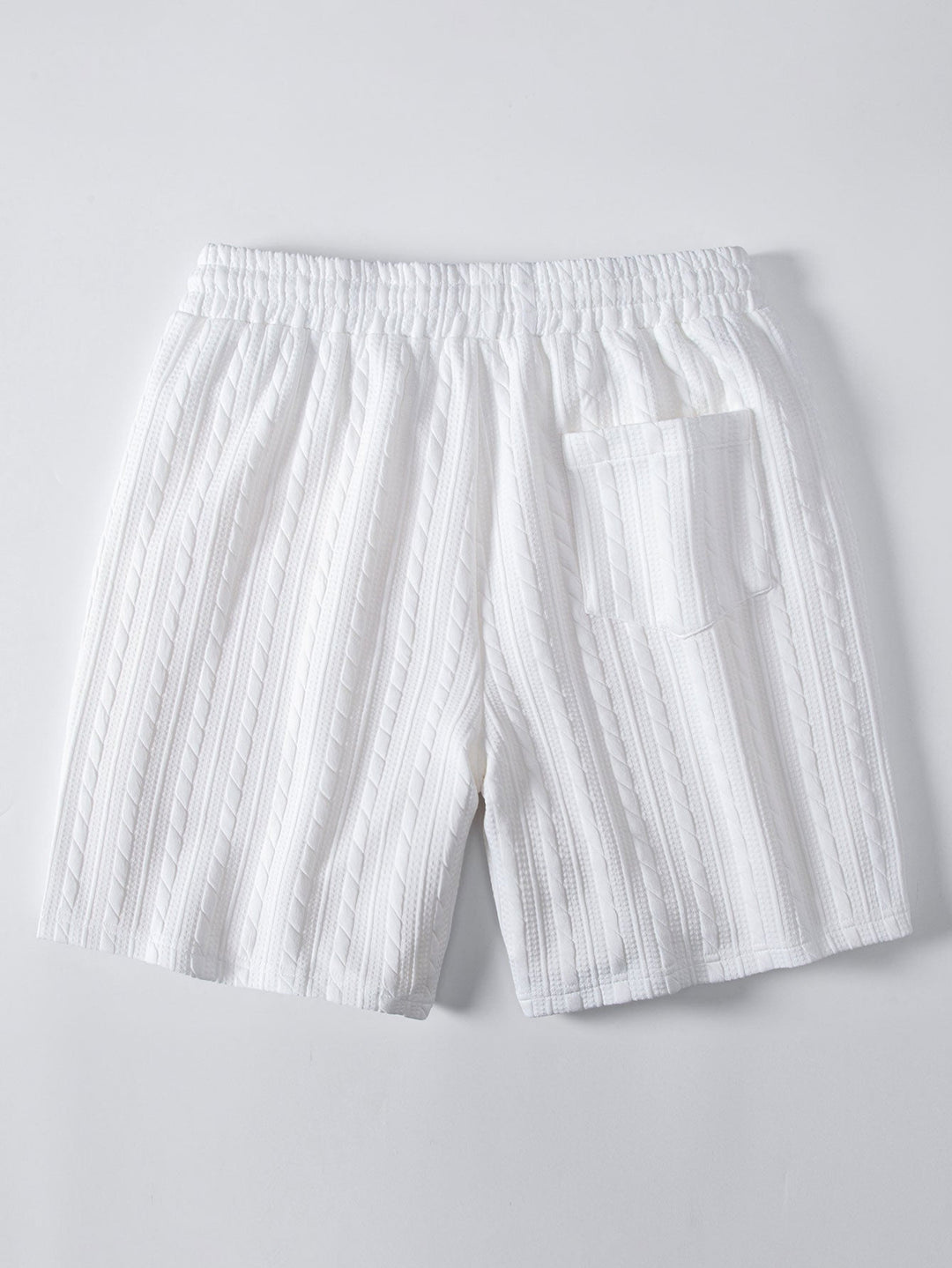 Twisted Jacquard Drawstring 7″ Shorts