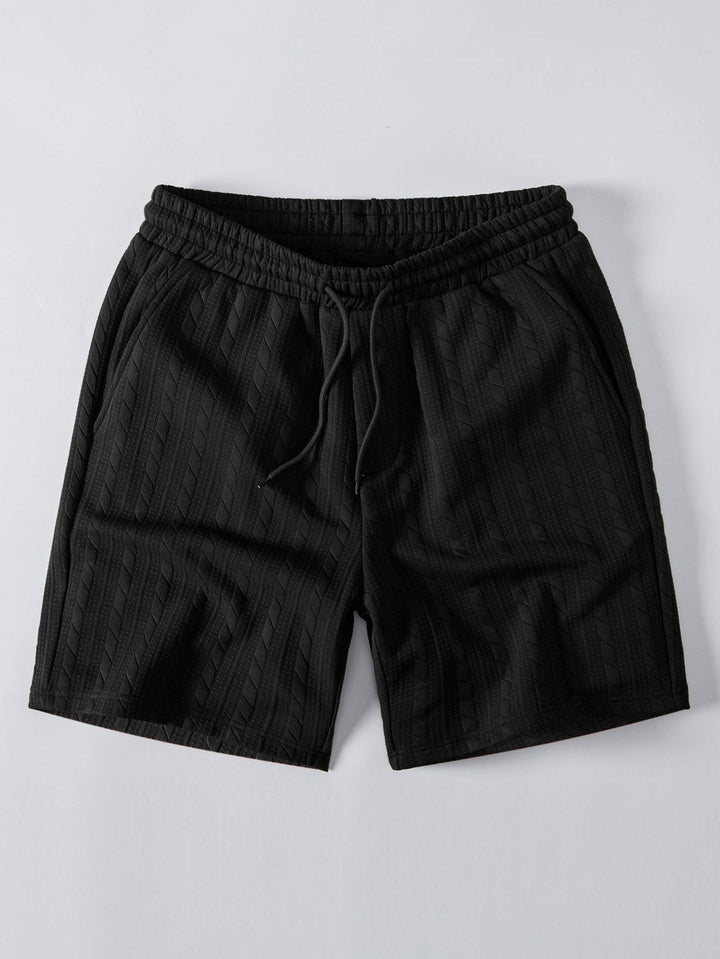 Twisted Jacquard Drawstring 7″ Shorts