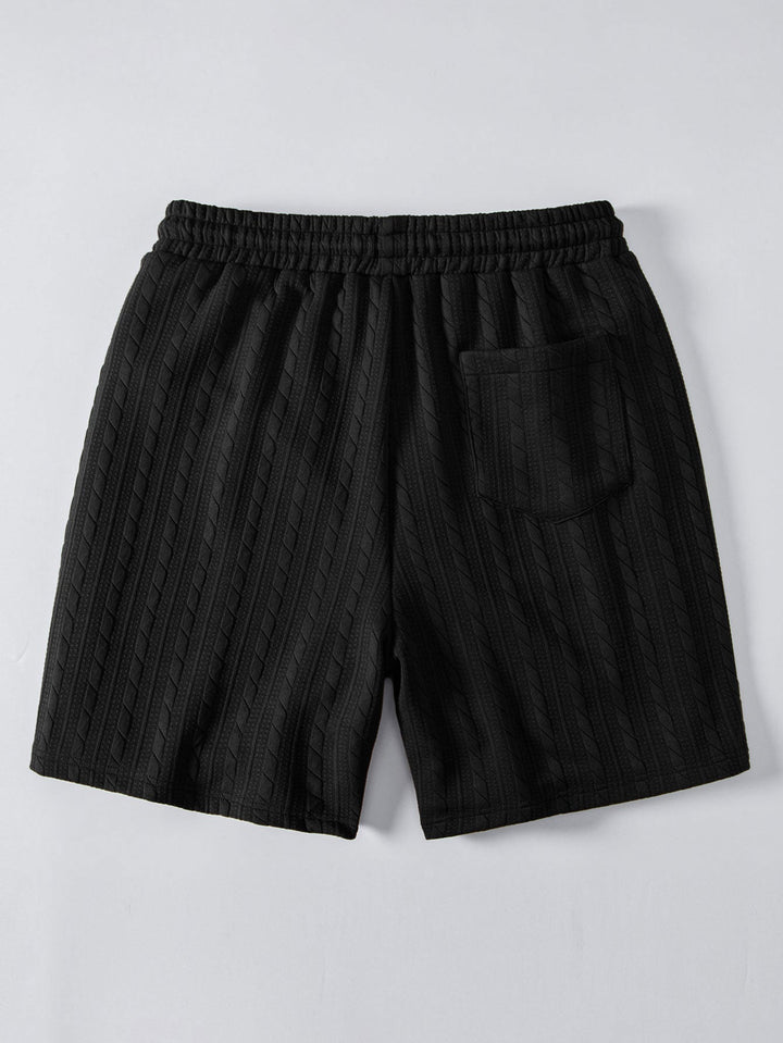 Twisted Jacquard Drawstring 7″ Shorts