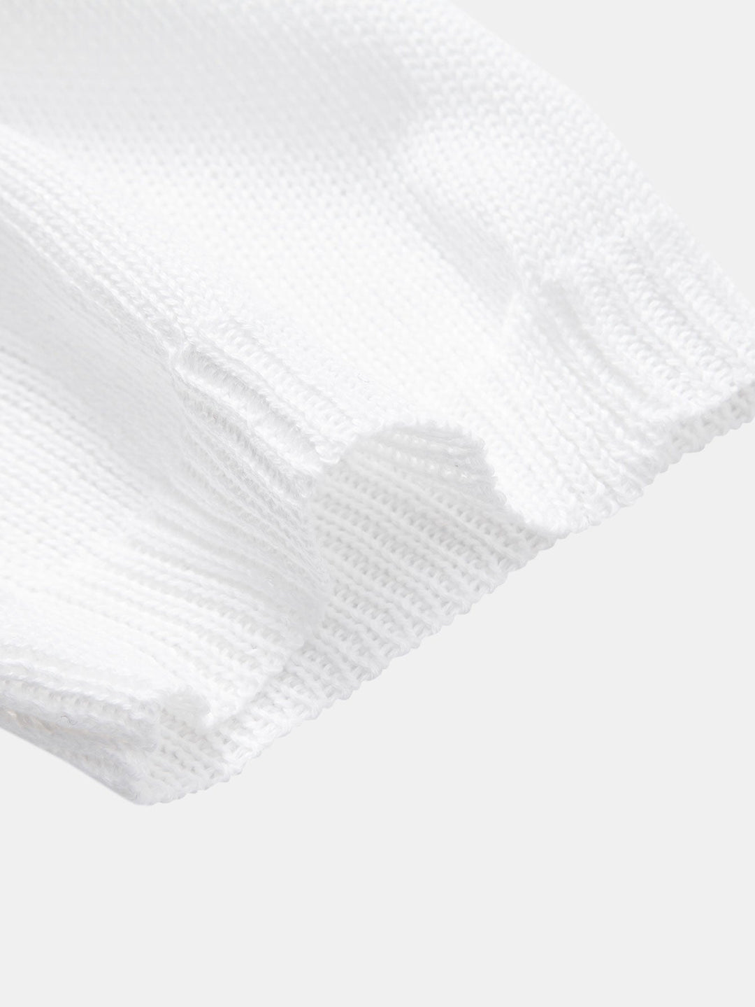Geometrisch gehaakt V-hals Polo shirt